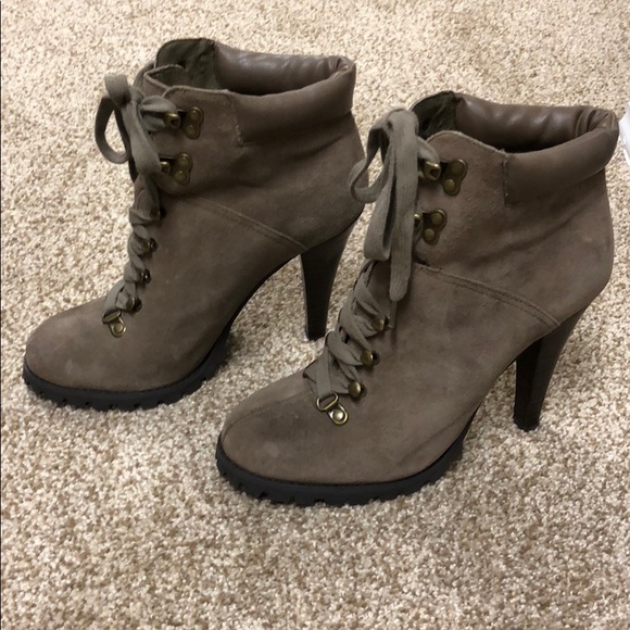 jessica simpson lace up booties